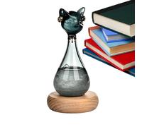 Storm Glass Weather | Predictor Cat Shape Climate Forecast Bottle