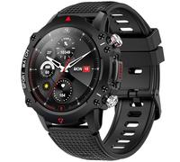 STORM Reloj inteligente S-Hero negro: con monitoreo avanzado de frecuencia cardíaca, presión arterial y oxígeno en sangre, monitoreo completo del sueño y más, perfecto para un estilo de vida activo