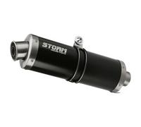 Storm Steel Black Oval Silenciador