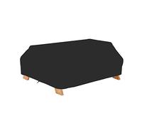 StorMaster Mantel de Mesa de Picnic Resistente al Agua de 70 Pulgadas, Color Negro, Resistente a la Intemperie, para Mesa de Patio