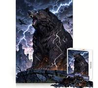 Stormbreaker︰ Rompecabezas de 1000 Piezas La ira del Oso Trueno para Adolescentes Juguete de lógica Clara Pasatiempo Tranquilo Corte Perfecto Regalo clásico 38x26cm