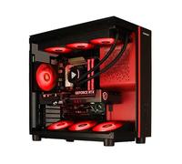 STORMCRAFT Phantom RTX 5080, AMD Ryzen 7 9800X3D, 32GB DDR5 RAM 6000MHz, 2TB NVMe Gen4 SSD, B850 Chipset 850 W PSU 360mm AIO, Win 11 Home, mouse con teclado RGB, WiFi BT HDMI AI preconstruido PC de