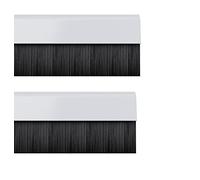 Stormguard 02 am0010914 W cepillo BDS Cubierta para parte inferior de la puerta burlete, color blanco, 914 mm, set de 2 piezas
