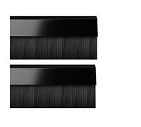 Stormguard 02 am0010914bl cepillo BDS Cubierta para parte inferior de la puerta burlete, Negro, 914 mm, set de 2 piezas