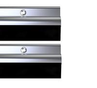 Stormguard 03 am0050914 a BDS parte inferior de la puerta burlete para puertas, aluminio, 914 mm, set de 2 piezas