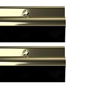 Stormguard 03 am0050914g BDS parte inferior de la puerta burlete para puertas, Oro, 914 mm, set de 2 piezas