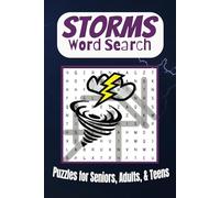 Storms Word Search: Easy to Read Print about Tornados, Hail, Storms and More | 6x9 inches, 110 pages| 50+ Puzzles, Perfect for Gifts, Lazy Days and Stress Relief
