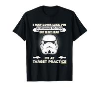 Stormtrooper In My Head I'm At Target Lema de práctica Camiseta
