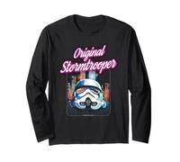 Stormtrooper Retro City Synthwave Original Manga Larga