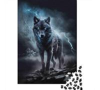 StormWolf Rompecabezas LightningSpirit 1000 Piezas de Papel Reciclado Adultos Y Mayores De 12 Años Divertido y Desafiante Familiar 52x38cm/1000pcs