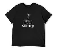 Stormzy Heavy Is The Head Unisex 100% Cotton Short-Sleeve T-Shirts Black S