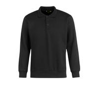 Storvik Napoli sudadera de trabajo con cuello tipo polo negra L
