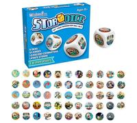 Story Cubes -9pcs Creative Familiar Game Game | Juegos De Mesa Divertidos | Juegos De De Burla Cerebral | Dados De Narración De Narración | Juego De Cuentos para Niños, Adultos, Noches De