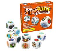 Story Dice Cubes Toy - Juego de dados acrílicos para narración creativa, juego de narración de historias creativas, juego de narración para la educación temprana, juego imaginativo y aprendizaje para