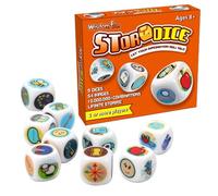 Story Time Dice, Storytelling Cubes, 9X Fun Imaginative 54 Images Iconic Play Acrylic Material Family Game for Kids and Adults, 4,33x3,94x0,98 pulgadas, 92 g
