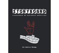 STORYBOARD | CUADERNO DE GUIONES GRÁFICOS: Libro De Bocetos en Blanco | Diseña Y Prepara Tu Historia para Cine, Películas, TV... | Regalo Para ... Gráficos y Amantes Del Cine en Gene
