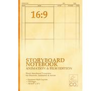 Storyboard Notebook 16:9 - Anime & Film Edition: Blank Storyboard Templates for Directors, Animators & Artists | Japanese-Style Layouts | 120 Pages | A4 (8.5" x 11")