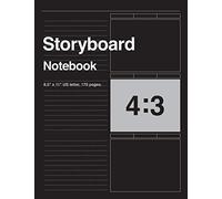 Storyboard Notebook 4:3, 8.5"x11" US Letter, 170 pages: For Directors, Animators & Creative Storytellers.
