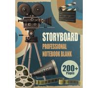 Storyboard Notebook Blank: Professional Pages Layout | Planner Sketch Book for Creators, Directors, Animators, Film Makers, Artist director, Creative ... Pages with 16:9 Frames on 8.5"x11" US Letter