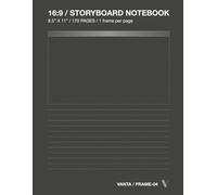 Storyboard Notebook Visual Planning & Sequential Sketchbook for Film, Animation, Comics, and Content Creation (16:9 Frames, 170 Pages): VANTA FRAME-04 (VANTA / FRAME SERIES)