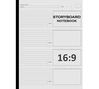Storyboard Sketchbook / Notebook: Storyboarding Paper Journal, 16:9 Ratio, 170 Pages, Large 8.25" x 11" | Blank Story Board Sketch Book for Film ... School Project - Hardcover / Hardback