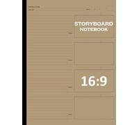 Storyboard Sketchbook / Notebook: Storyboarding Paper Journal, 16:9 Ratio, 170 Pages, Large 8.25" x 11" | Blank Story Board Sketch Book for Film ... School Project - Hardcover / Hardback