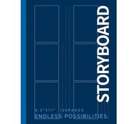 Storyboard Sketchbook: Six-Panel Layout with Notes - Ideal for Comics, Manga, Animation & Visual Storytelling