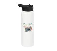 Storyteller Camera Photography Photographer Cameraman Gift Stainless Steel Insulated Water Bottle