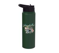 Storyteller Camera Photography Photographer Cameraman Gift Stainless Steel Insulated Water Bottle