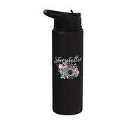 Storyteller Camera Photography Photographer Cameraman Gift Stainless Steel Insulated Water Bottle