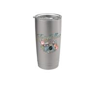 Storyteller Camera Photography Photographer Cameraman Gift Vaso térmico de acero inoxidable de doble pared