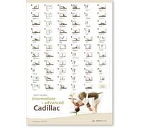 STOTT PILATES Gráfico de pared - Cadillac intermedio/avanzado, 27 x 39 pulgadas