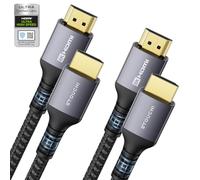 Stouchi 10K 8K Cable HDMI 2.1 de 3M,Certificado 48Gbps de Velocidad Ultra Alta 8K@60 4K@120/144Hz RTX 3080 eARC HDR10 HDCP2.2&2.3 Dolby Compatible con PS 5/Xbox Series X/Samsung/Sony/LG,2 Paquetes