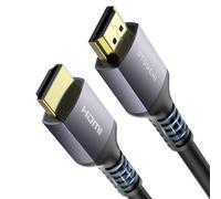Stouchi 10K 8K Cable HDMI 2.1 de 7.5M,Certificado 48Gbps de Velocidad Ultra Alta 8K@60 4K@120/144Hz RTX 3080 eARC HDR10 HDCP2.2&2.3 Dolby Compatible con PS 5/Xbox Series X/Samsung/Sony/LG