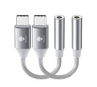 Stouchi - Adaptador USB C para Auriculares de 3,5 mm, Auriculares de Audio Digital Tipo C a Aux, Llave de Audio, Chip DAC de Alta resolución, Compatible con Samsung Galaxy S23 Ultra S22+, Pixel 7