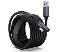 Stouchi Cable de Link 5M Compatible con Meta/Oculus Quest3/2/Pro,PICO 4 Accessories PC/Steam VR, VR Headset Cable High Speed PC Datos Transferencia Carga rápida USB 3.0 a USB C Cable para Gaming PC