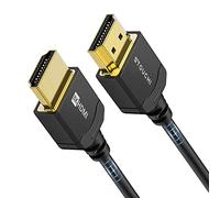 Stouchi Cable HDMI 2.1 Ultra fino 8K 0,5 m, Cable HDMI 2.1 Hyper Fin,Cable HDMI 8K Extremadamente Flexible,Soporta 10K 8K120 4K120 144Hz,eARC HDR10 4:4 HDCP 2.2&2.3 Dolby Compatible con PS5/Xbox