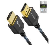 Stouchi Cable HDMI® de ultra alta velocidad 8K 1M,Hyper Slim Cable,Extremely Flexible 8K HDMI Cable,Soporta 10K 8K120 4K120 144Hz,eARC HDR10 4:4:4 HDCP 2.2 y 2.3 Dolby Compatible con PS5/Xbox/LG