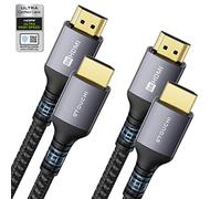 Stouchi Certificado Cable HDMI® de ultra alta velocidad de 2m (paquete de 2), 8K Ultra HD 48 Gbps de alta velocidad 8K60 4K120 144 Hz RTX 3080 eARC HDR10 4:4:4 HDCP 2.2 y 2.3 Dolby Compatible con PS5