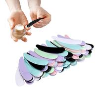 STOUCLA Mini espátula cosmética, cuchara para mascarillas, cremas, mascarillas faciales, lociones, limpiadores faciales e hidratantes, 200 unidades, 6 colores