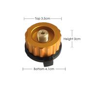 (Stove Converter)Portable 5800W Camping Tourist 3 Burner Head Gas Stove Heater Cookware Portable Furnace