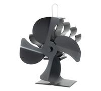 Stove Fan Heat Powered | Non-Electric Wood Stove Fan - Thermoelectric Fans for Woods Burning Stoves, Log Burner, Fire Place Asseccories