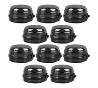 Stove Knob Covers - Child Safety Oven Knob Locks | 10pcs Clear Heat-Resistant Stove Stopper Protectors, Easy Install Gas Range Covers for Kitchen Stoves Protection, Prevent Accidental Turning for Kids