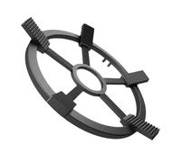 Stove Support Ring - Non Slip Rack for Stable Cooking | Heat Resistant Pot Holder with Claw Design, Metal Gas Stove Frame for Kitchen, Restaurant, Outdoor Camping, Daily Meal Preparation, 23.5cm Black