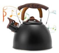 Stove Top Kettle, Whistling Tea Pot, 3l Stainless Steel, Vintage Kettle, Heat Proof Handle, Tea Maker Appliance, Kitchen Accessories Tool for Home Stove Usea