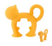 Stove Top Spatula Holder, Cat Shaped Spoon Rest Clip, Heat-Resistant Silicone Bracket, Anti-Scalding Holder for Tongs Utensils Kitchen Counter Cookware Use 2.76x2.36x0.47 Inches