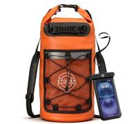STOVER Mochila impermeable de 5/10/25/30/40/55 L, bolsa seca flotante para kayak, viajes, playa, senderismo y camping, hombres y mujeres