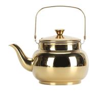 Stovetop Tea Kettle with Infuser, Stainless Steel Stove Teapot, Golden Whistling Kettle for Fast Boiling Water, Includes Removable Infuser and Lid for Home Restaurant Hotel Use (2L Brillante)