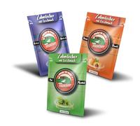 Stoxser 450 palillos de dientes con sabor, paquete de 3 unidades, arándanos y melocotón y menta/mentol, revolución del sabor, palillos de dientes, sin goma, soporte para pasta de dientes, hilo dental,