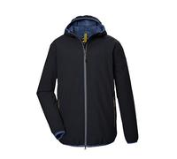 STOY Chaqueta funcional impermeable con capucha para hombre, tallas grandes, STS 19 MN JCKT, azul marino, 3XL, 43140-000